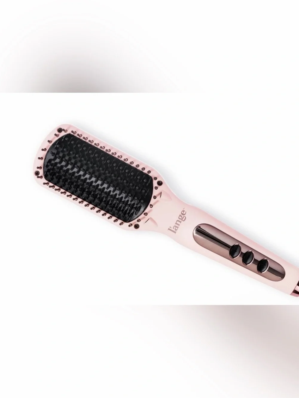 Lange Ceramic Straightening Brush - Blush Pink
